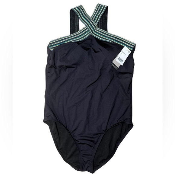 NWT and protective lining Kenneth Cole reaction tummy control swimsuit size 1x - Picture 1 of 7